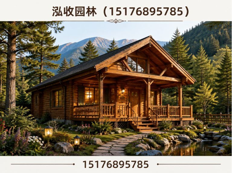 鹤岗防腐木凉亭展示图